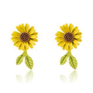 Sunflower Alloy Earring