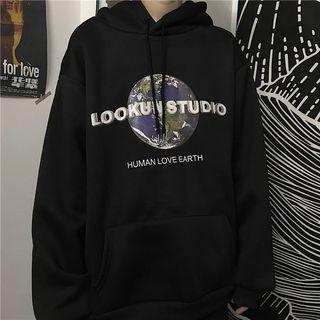 Earth Print Hoodie