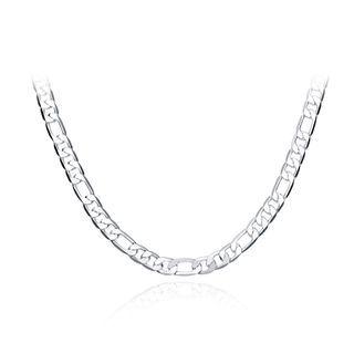 Simple And Fashion Geometric Necklace Silver - One Size