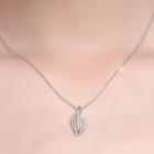 S925 Silver Leaf Necklace