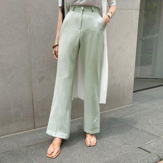 Pastel Boot-cut Dress Pants