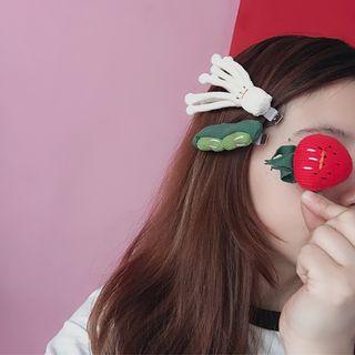 Fabric Vegetable Hair Clip