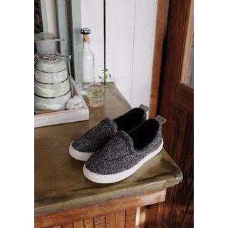 Faux-fur Trim Sneakers