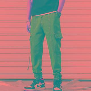 Denim Jogger Sweatpants