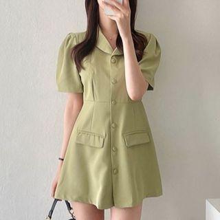 Puff Sleeve Blazer Dress