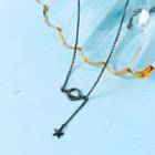Planet Necklace Black - One Size