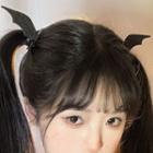 Set Of 2: Evil Wings Hair Clip 1 Pair - Black - One Size