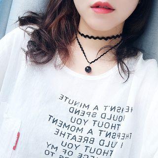 Wavy Layered Choker