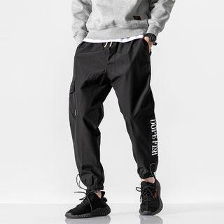 Letter Trim Pants