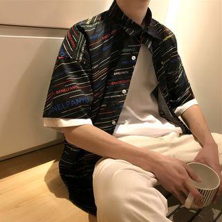 Set: Letter Shirt + Tie