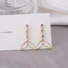 Mermaid Tail Dangle Earring 1 Pair - E2979 - As Shown In Figure - One Size