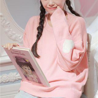 Heart Jacquard Sweater