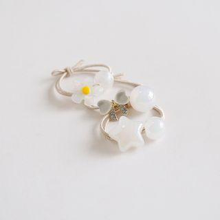 Bow / Flower / Star Acrylic Hair Tie