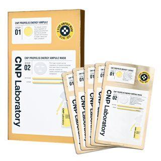 Cnp Laboratory - Propolis Energy Ampule 2-step Mask Set 5 Pcs