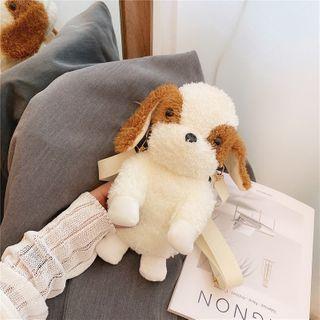Furry Animal Crossbody Bag White - One Size