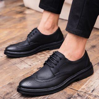 Pointed Brogue Shoes