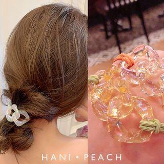 Transparent Chained Hair Tie