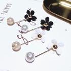 Floral Ball Drop Earring