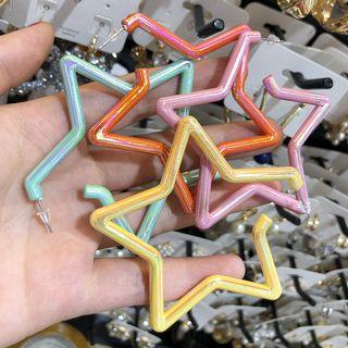 Acrylic Star Wirework Earring