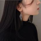 925 Sterling Silver Geometric Drop Hook Earring As Shown In Figure - One Size