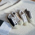 Fleece-lined Corduroy Sneakers In 2 Types