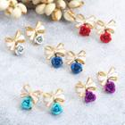 Bow Rose Earring