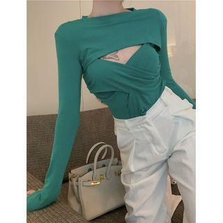 Set: Details Wrapped Camisole Top + Cape Top