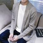 Shawl Collar Plain Cardigan