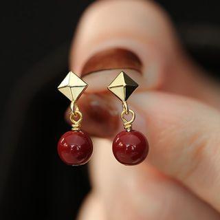 Bead Drop Earring 1 Pair - Earrings - Gold - One Size