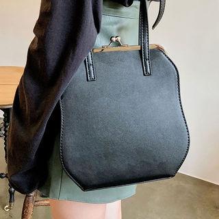Kiss-lock Square Tote