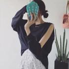 Slit Long Sleeve T-shirt
