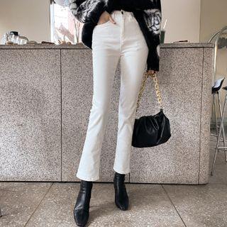 Brushed Fleece Slim-fit Pants