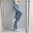 High Waist Split Loose Fit Jeans