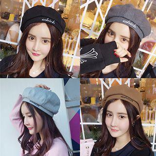 Embroidered Beret Hat