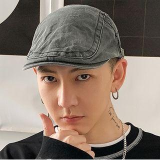 Washed Flat Cap