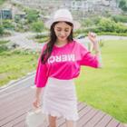3/4-sleeve Merci Printed T-shirt