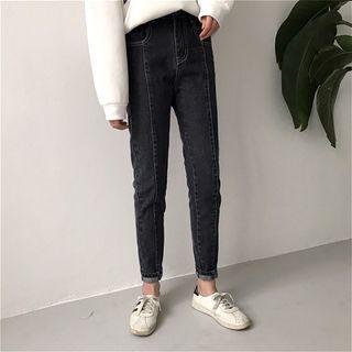 Loose-fit High-waist Skinny Jeans