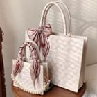 Quilted Top Handle Crossbody Bag (various Designs)