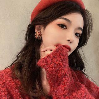 Woven Fabric Earring
