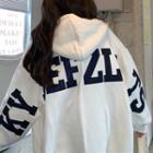 Loose-fit Lettering Zip-up Jackets