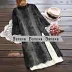Crochet 3/4 Sleeve Dress