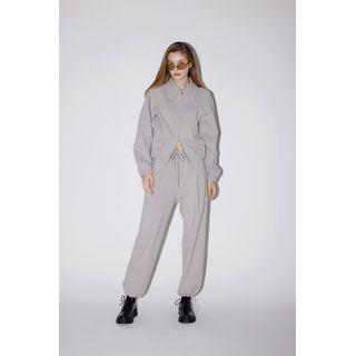 [lazy Sunday] Collared Blouson Jacket
