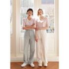 Button-fly Wide-leg Pants / Jeans