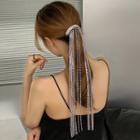 Fringe Hair Tie 01# - Silver - One Size