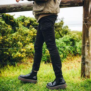 Pocket-detail Slim-fit Pants