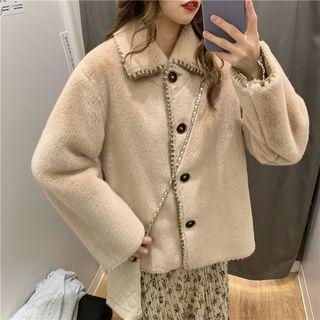 Buttoned Jacket / Long-sleeve Midi Dress / Pants