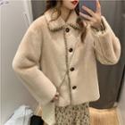 Buttoned Jacket / Long-sleeve Midi Dress / Pants