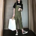 Set: Short Sleeve Print T-shirt + Jumper Pants