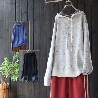 Dotted Knit Hoodie