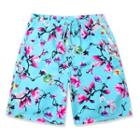 Magnolia-print Beach Shorts